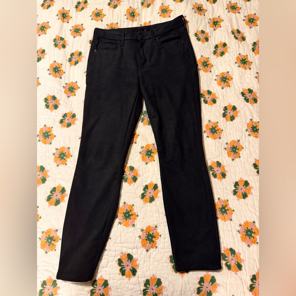 MOTHER Looker Black Velvet jeans
